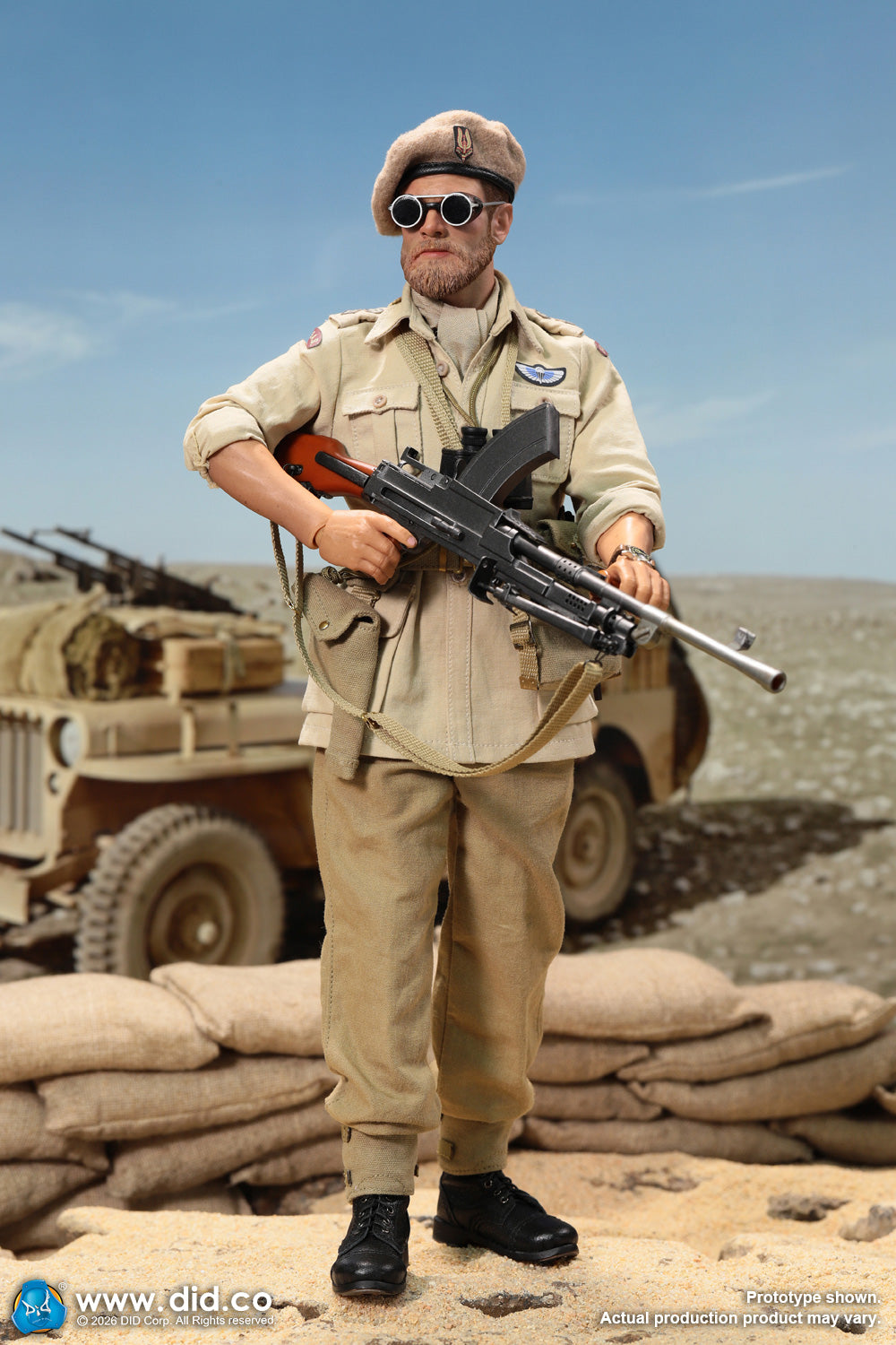1:6 scale DiD K80197 WWII British SAS Special Forces Colonel Alan 12" Figure  (PREORDER)