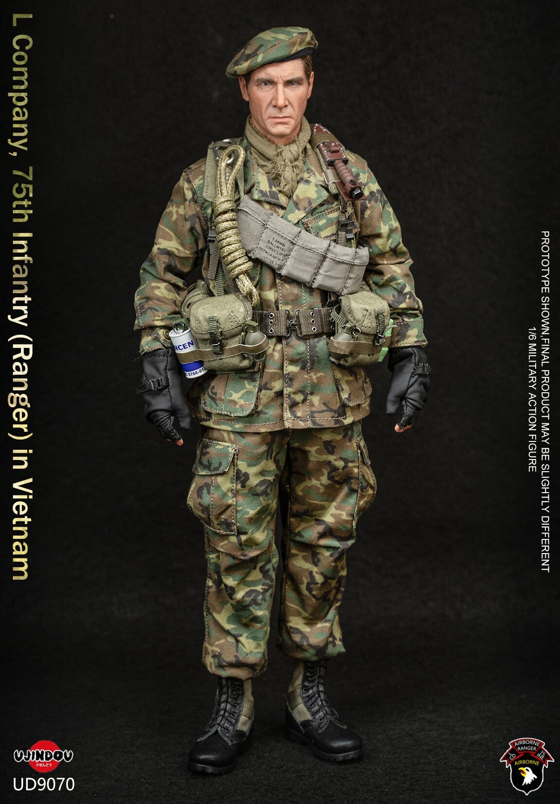 1:6 scale Ujindou UD9070 U.S. ARMY L Company 75th Infantry Ranger in Vietnam 12" Figure (PREORDER)