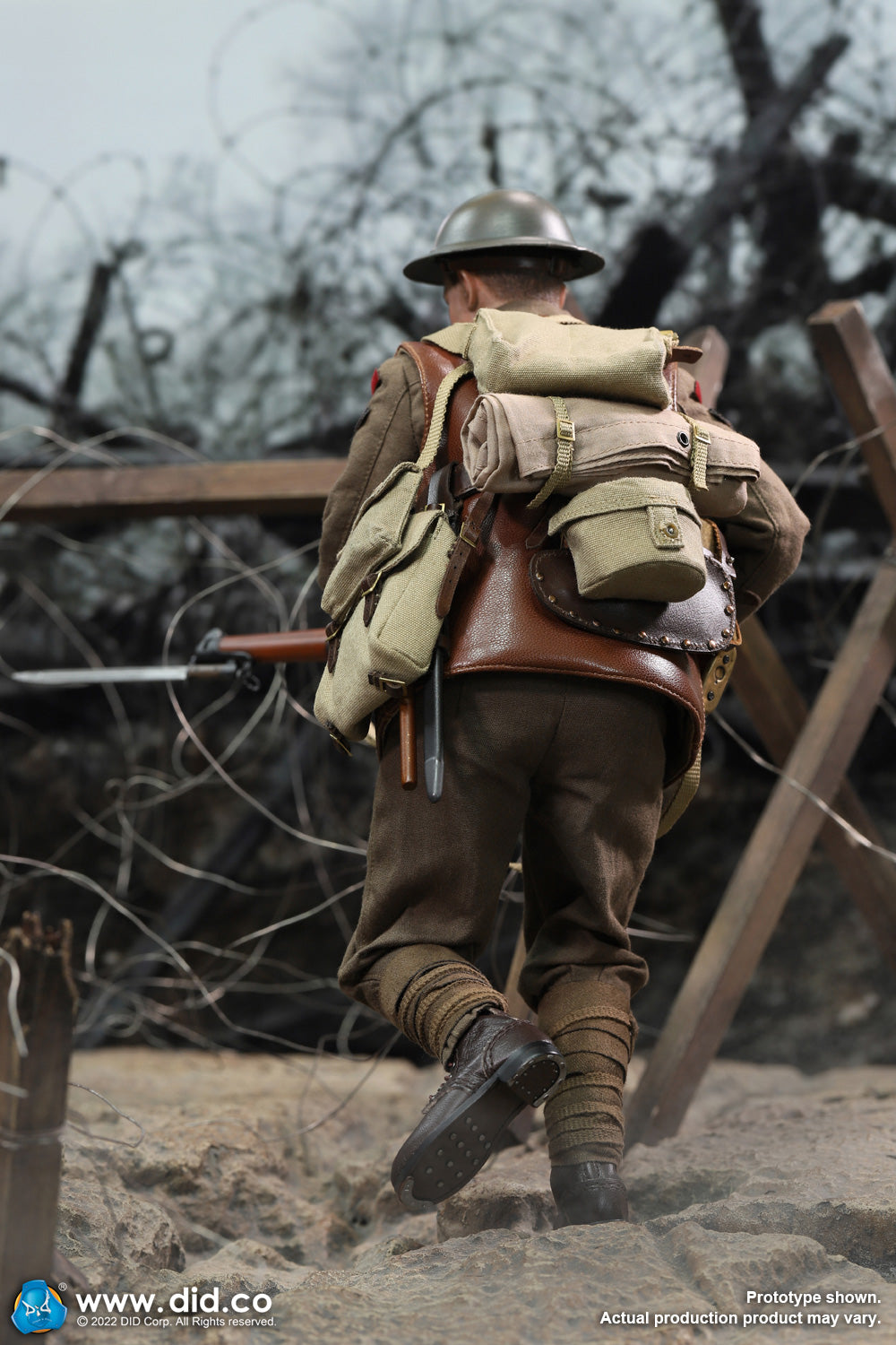 1:6 scale DiD WWI British infantry Lance Corporal Tom 12" Action Figure B11013