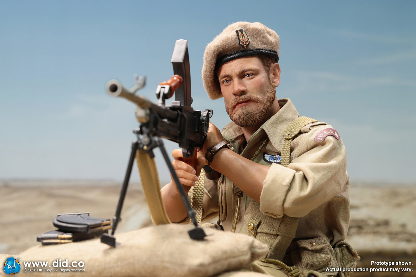 1:6 scale DiD K80197 WWII British SAS Special Forces Colonel Alan 12" Figure  (PREORDER)