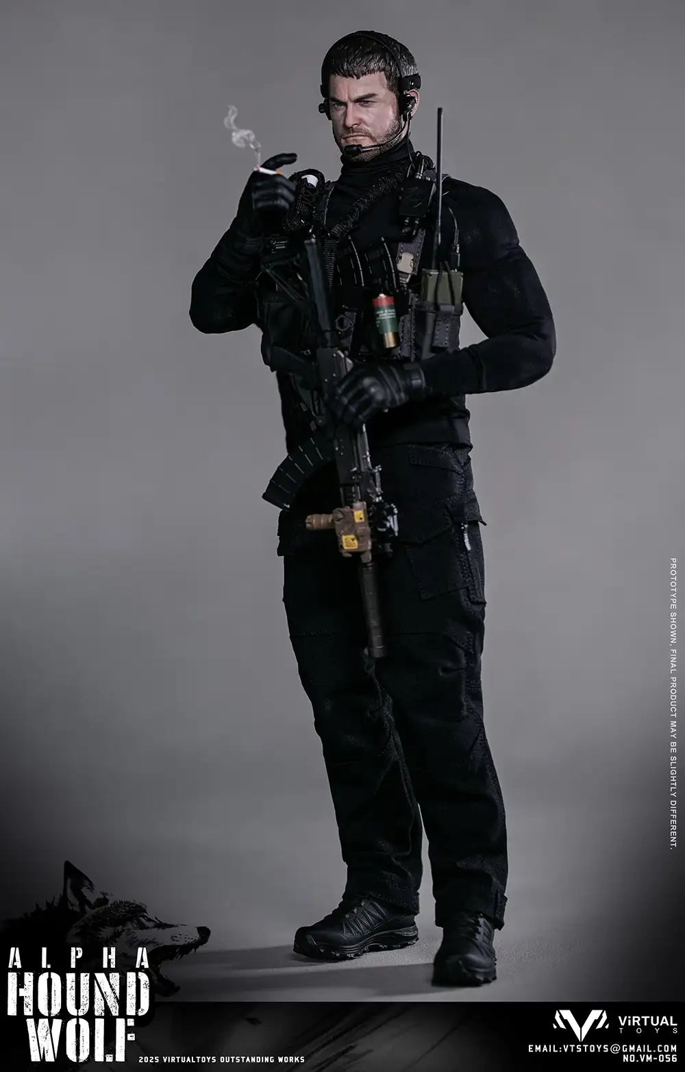1:6 scale VTS Toys Hound Wolf Alpha 12" Figure VM056 (PREORDER)