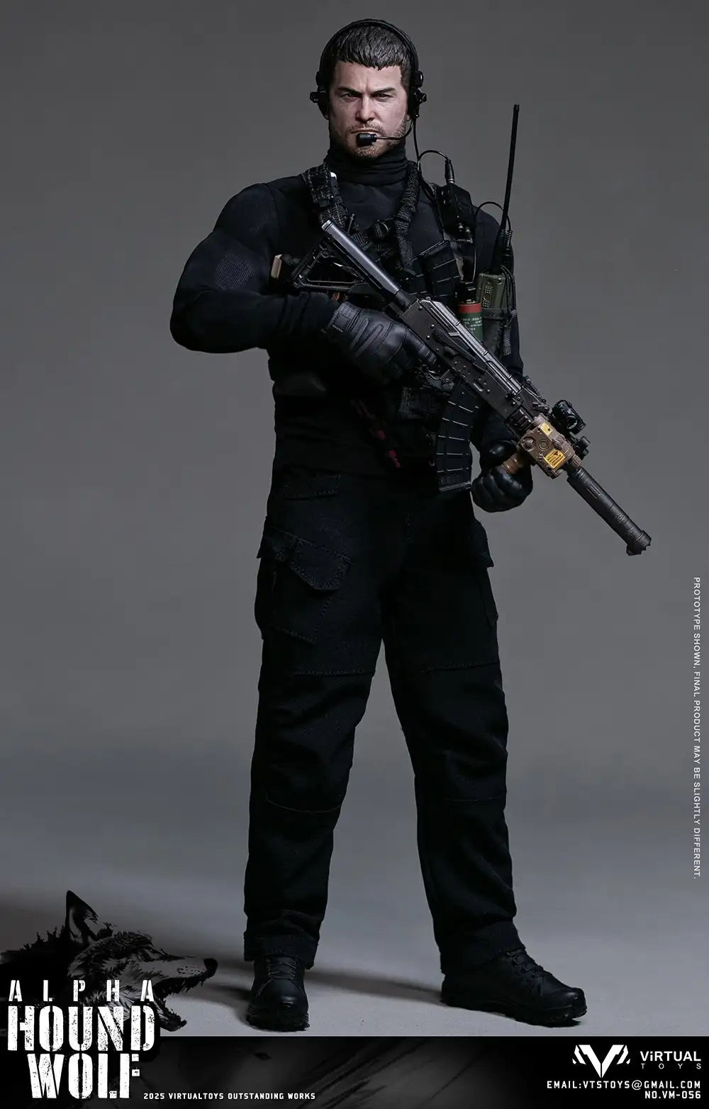 1:6 scale VTS Toys Hound Wolf Alpha 12" Figure VM056 (PREORDER)