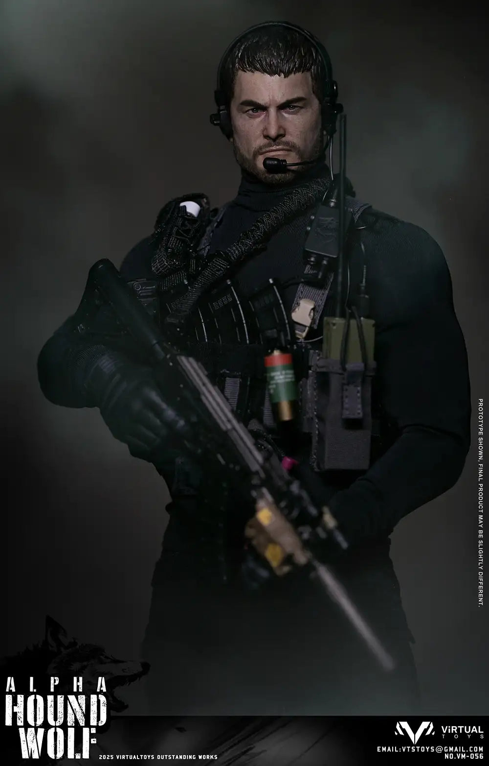 1:6 scale VTS Toys Hound Wolf Alpha 12" Figure VM056 (PREORDER)