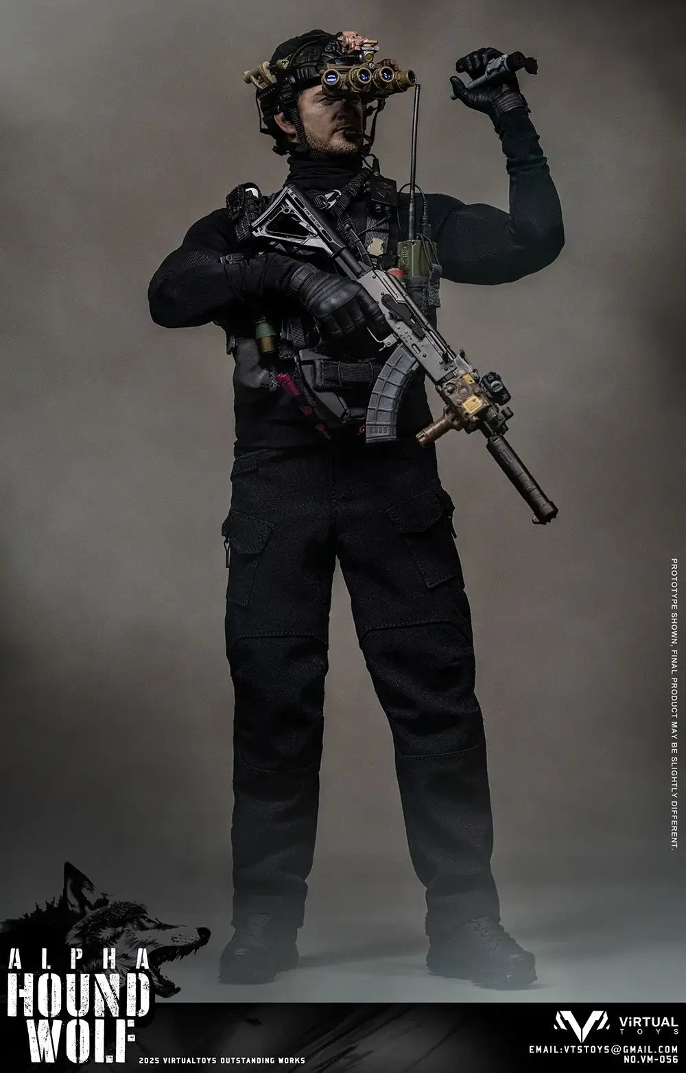 1:6 scale VTS Toys Hound Wolf Alpha 12" Figure VM056 (PREORDER)