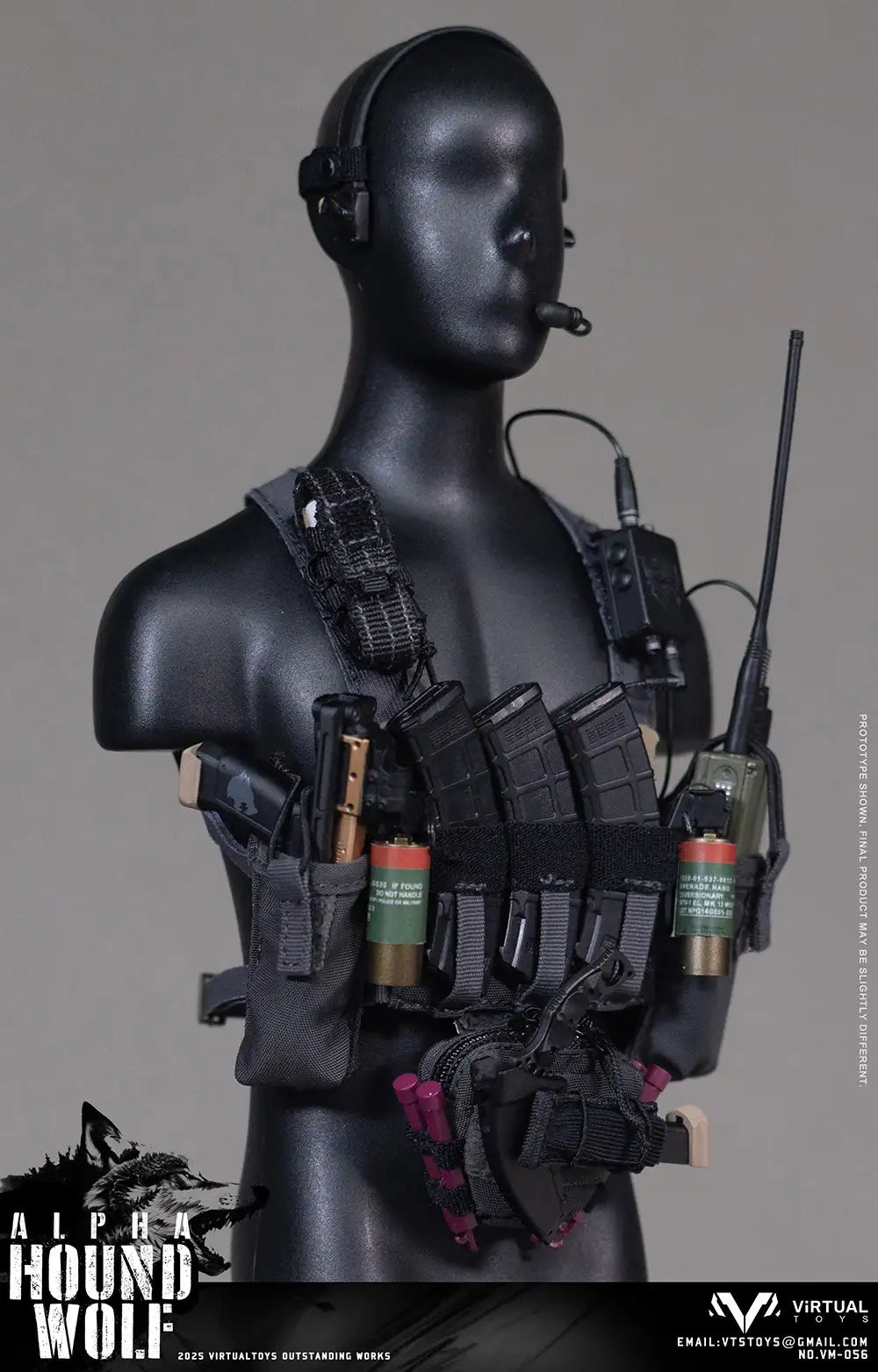 1:6 scale VTS Toys Hound Wolf Alpha 12" Figure VM056 (PREORDER)