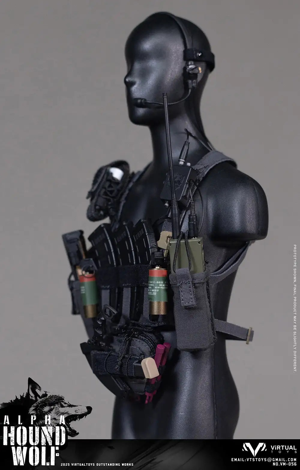 1:6 scale VTS Toys Hound Wolf Alpha 12" Figure VM056 (PREORDER)