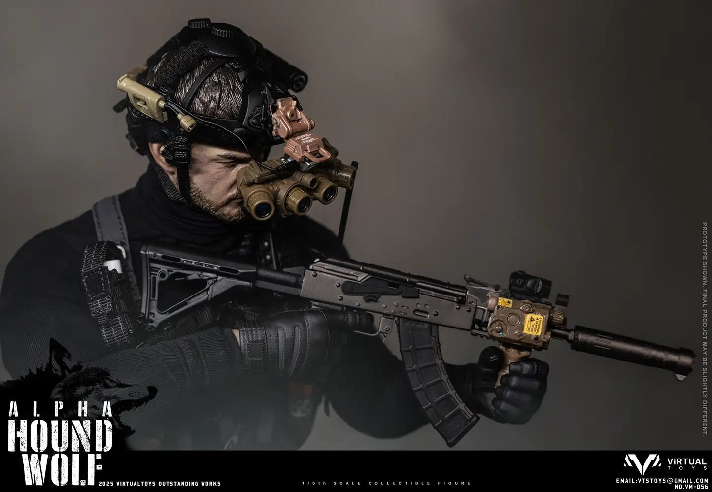 1:6 scale VTS Toys Hound Wolf Alpha 12" Figure VM056 (PREORDER)