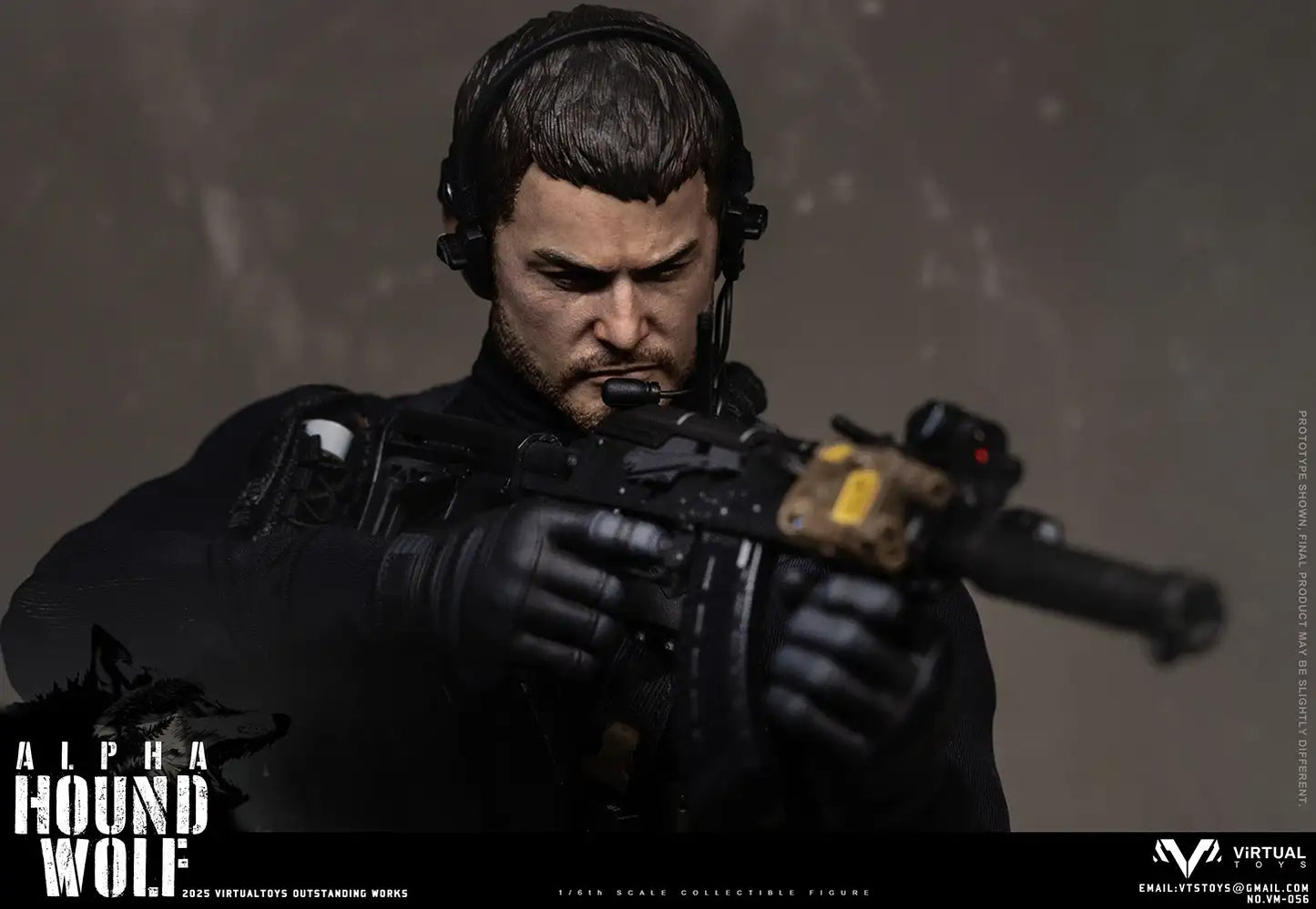 1:6 scale VTS Toys Hound Wolf Alpha 12" Figure VM056 (PREORDER)