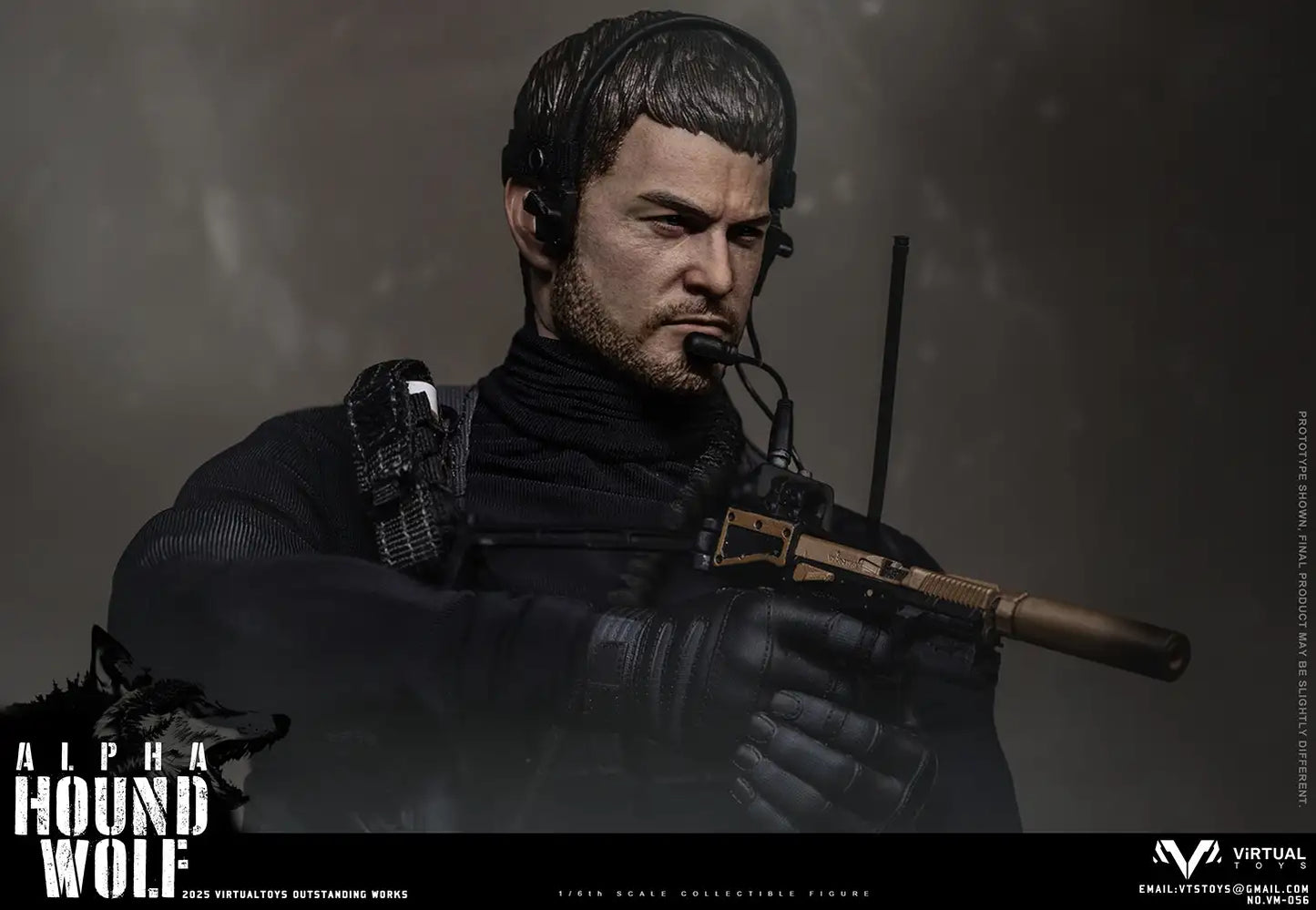 1:6 scale VTS Toys Hound Wolf Alpha 12" Figure VM056 (PREORDER)