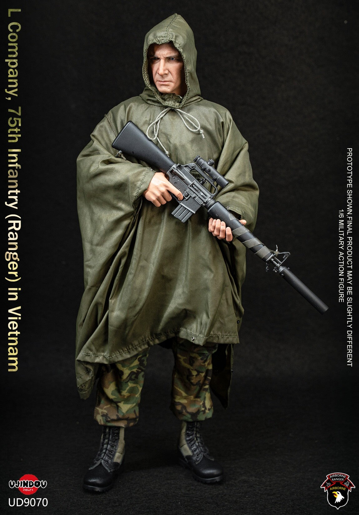 1:6 scale Ujindou UD9070 U.S. ARMY L Company 75th Infantry Ranger in Vietnam 12" Figure (PREORDER)