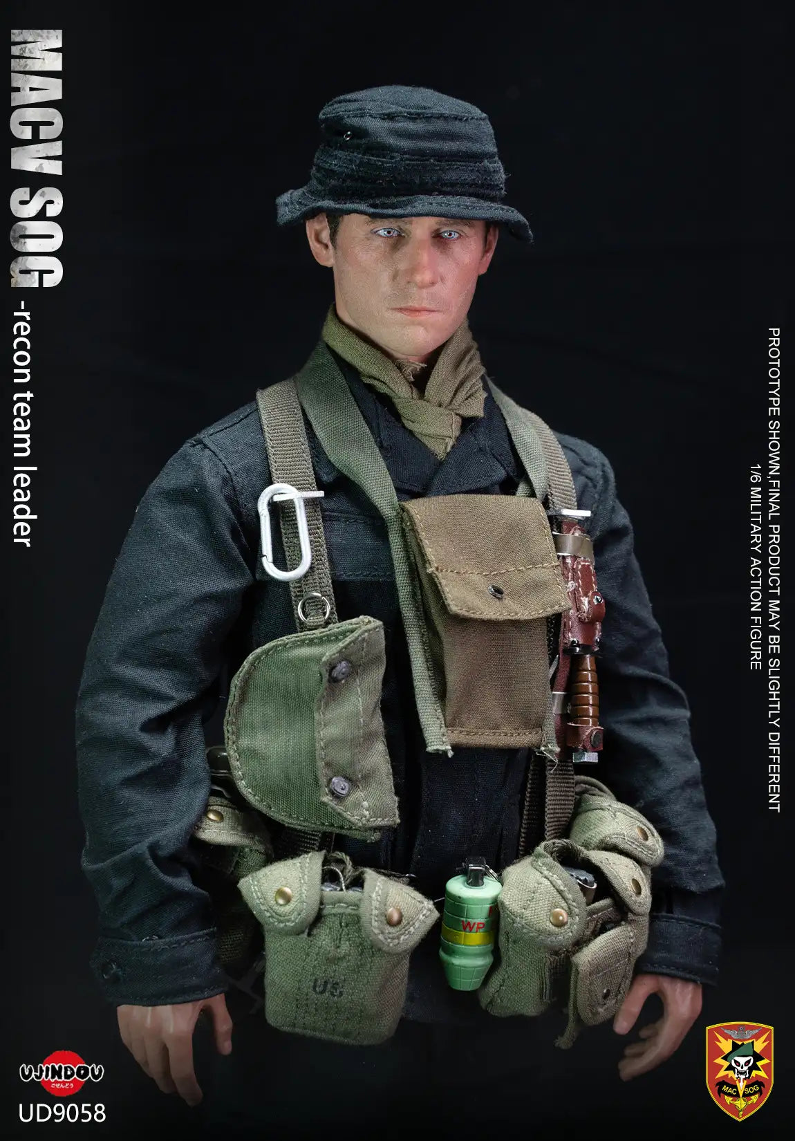 1:6 scale Ujindou MACV-SOG Recon Team Leader in Vietnam 12" Action Figure UD-9058 (PREORDER)