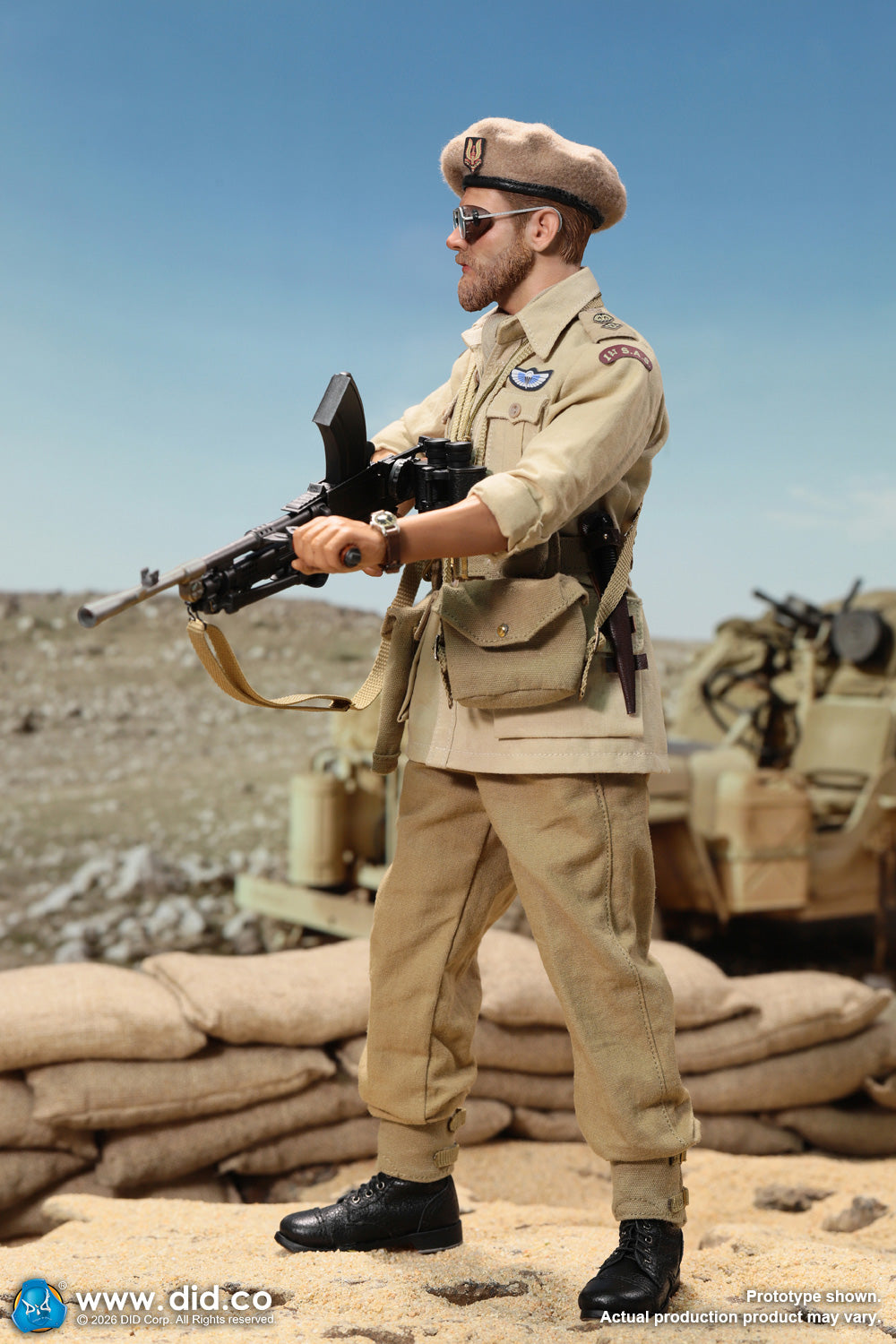 1:6 scale DiD K80197 WWII British SAS Special Forces Colonel Alan 12" Figure  (PREORDER)