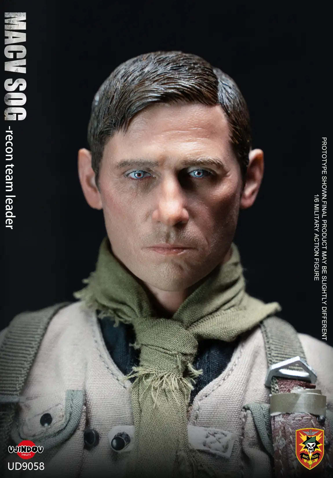 1:6 scale Ujindou Vietnam MACV-SOG Team Leader Male Body w/ Hands for 12" Figures