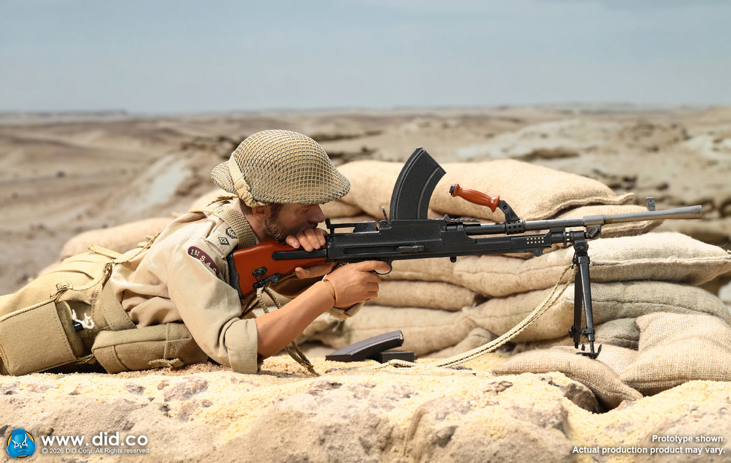 1:6 scale DiD K80197 WWII British SAS Special Forces Colonel Alan 12" Figure  (PREORDER)