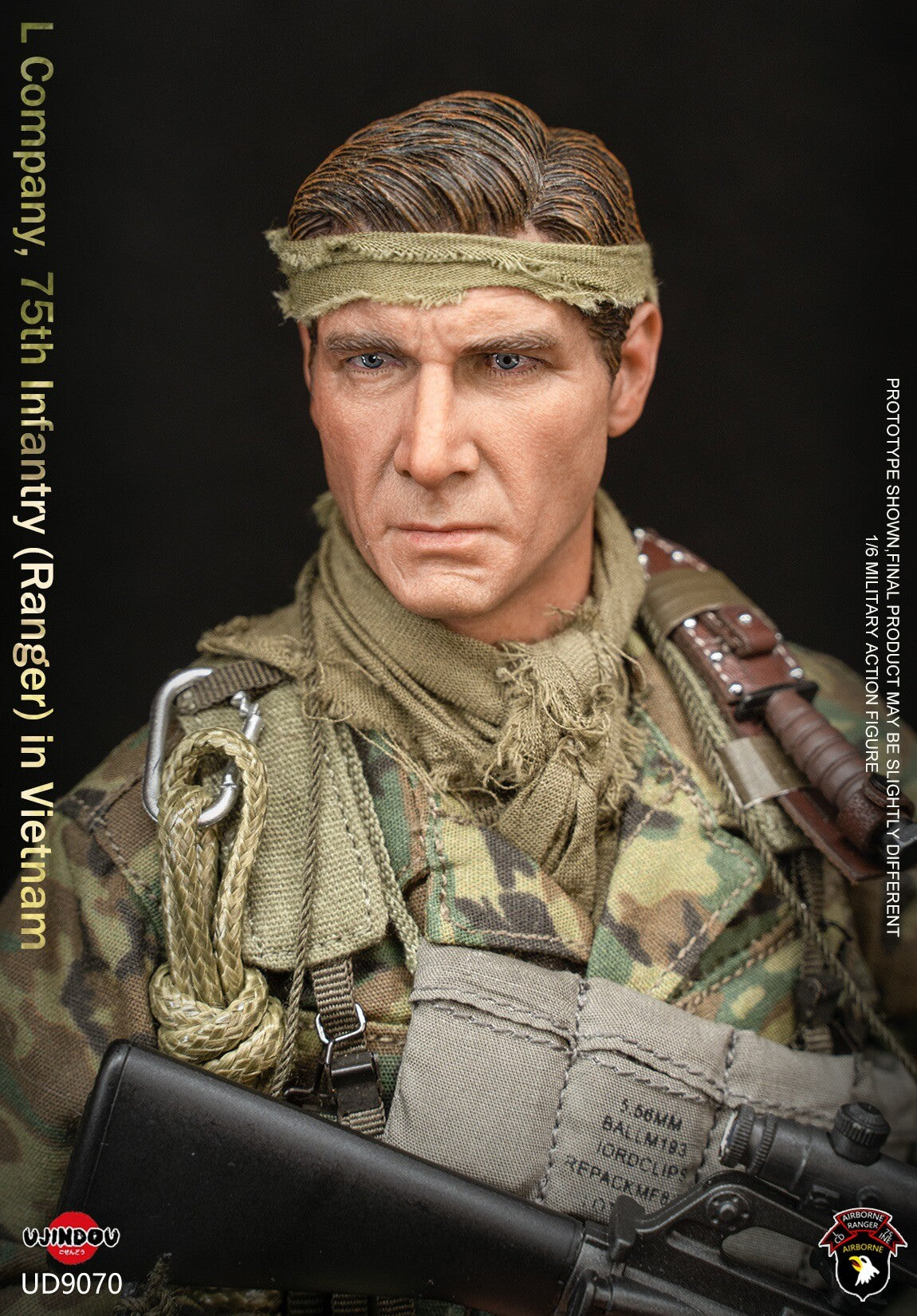 1:6 scale Ujindou UD9070 U.S. ARMY L Company 75th Infantry Ranger in Vietnam 12" Figure (PREORDER)