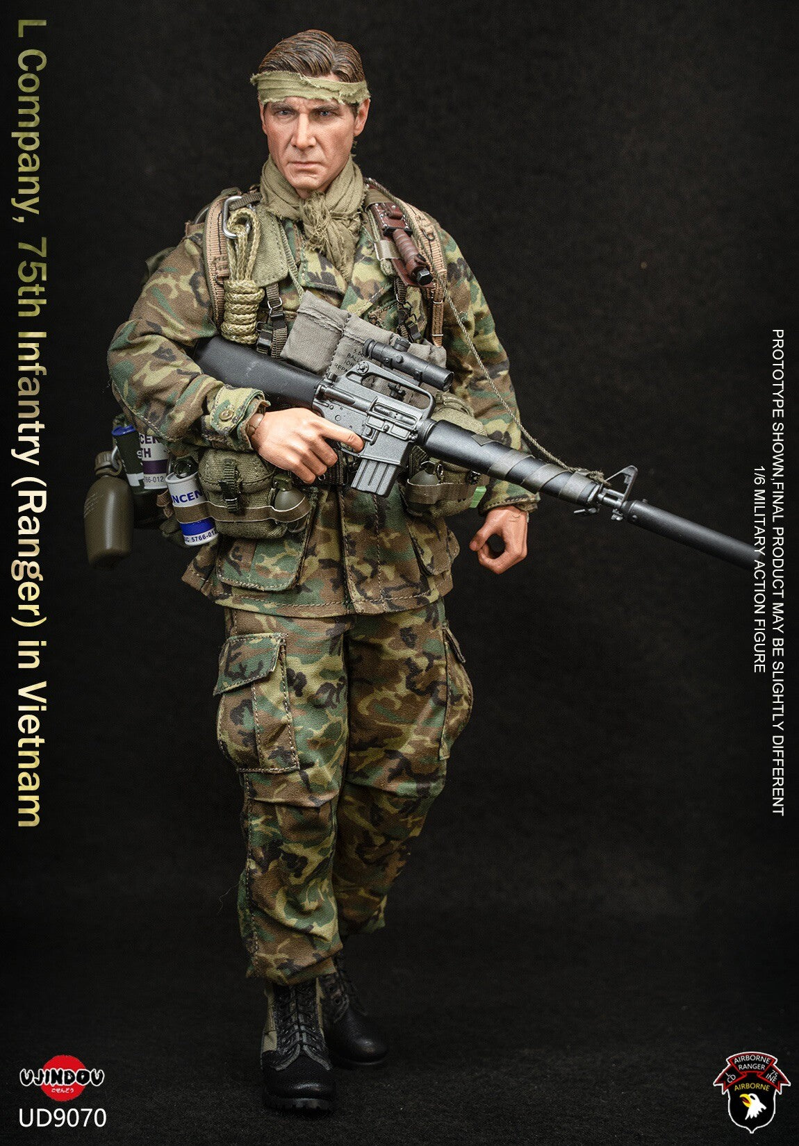 1:6 scale Ujindou UD9070 U.S. ARMY L Company 75th Infantry Ranger in Vietnam 12" Figure (PREORDER)