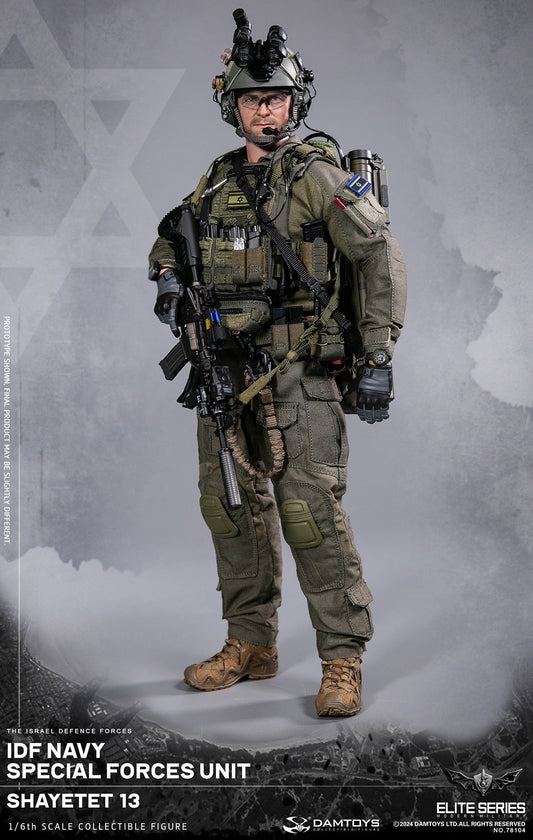 1:6 scale DamToys IDF Navy Special Forces Unit Shayetet 13 12" Figure 78104