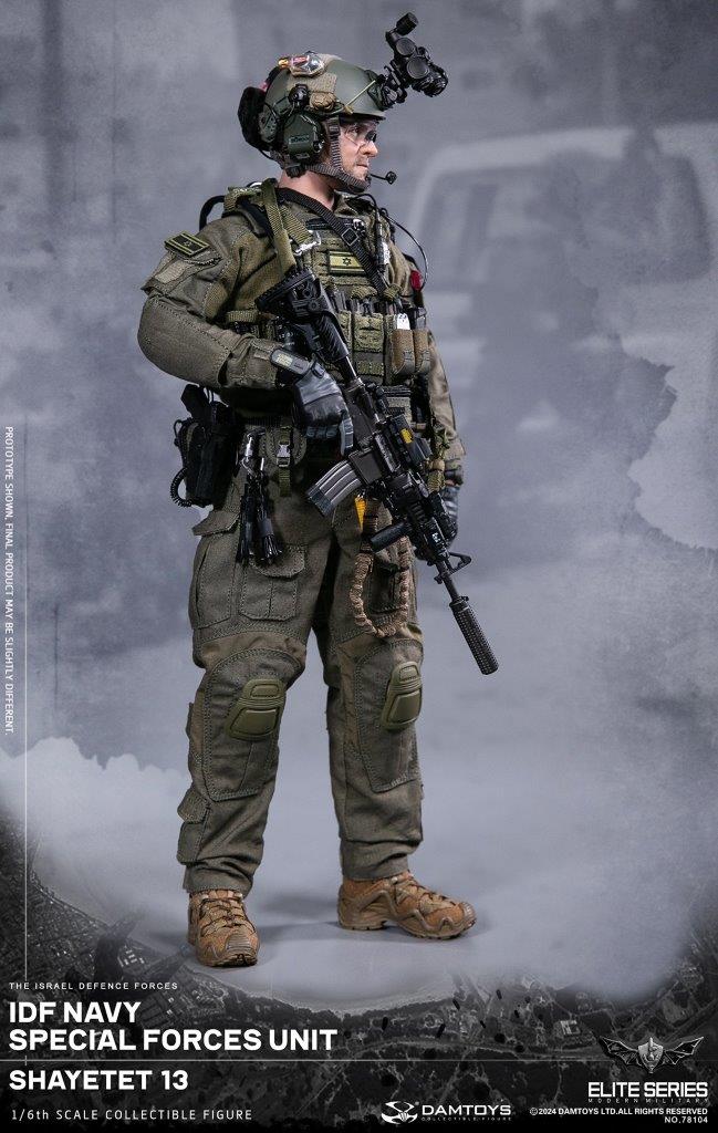 1:6 scale DamToys IDF Navy Special Forces Unit Shayetet 13 12" Figure 78104