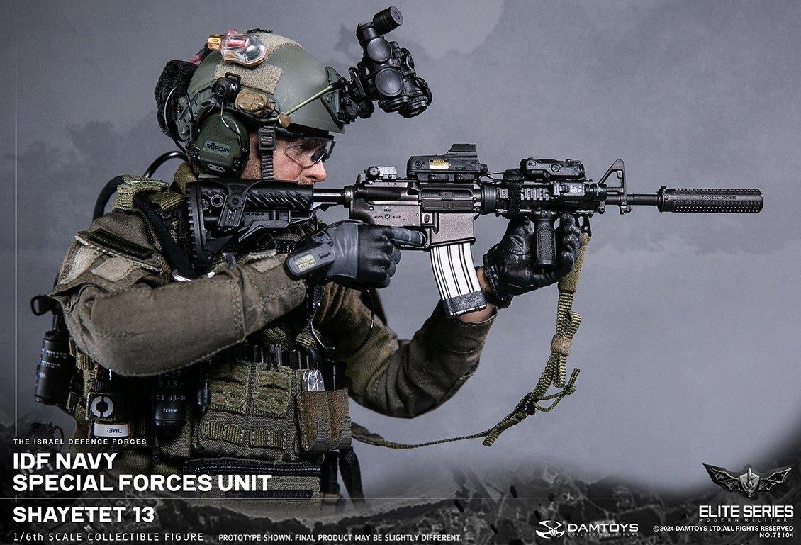 1:6 scale DamToys IDF Navy Special Forces Unit Shayetet 13 12" Figure 78104