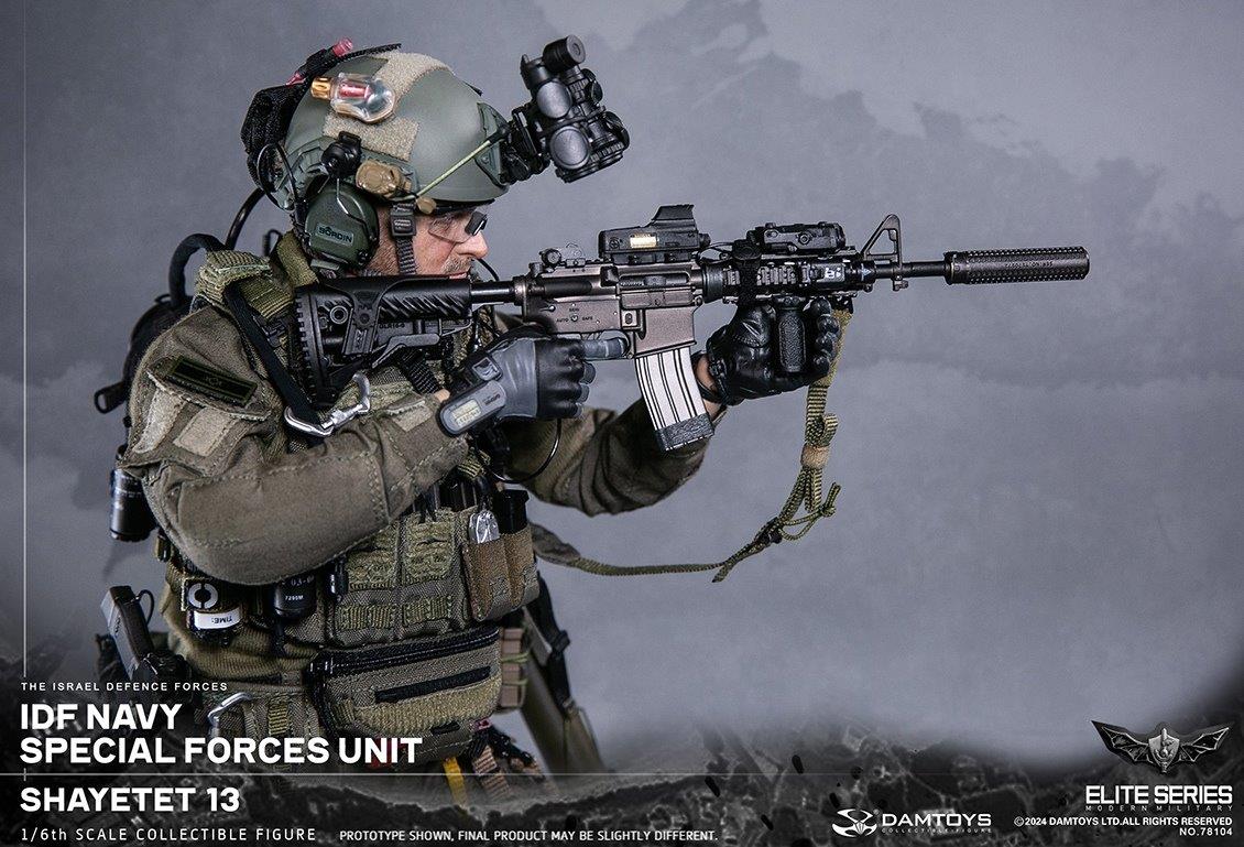 1:6 scale DamToys IDF Navy Special Forces Unit Shayetet 13 12" Figure 78104