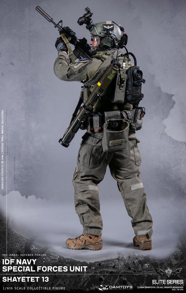 1:6 scale DamToys IDF Navy Special Forces Unit Shayetet 13 12" Figure 78104