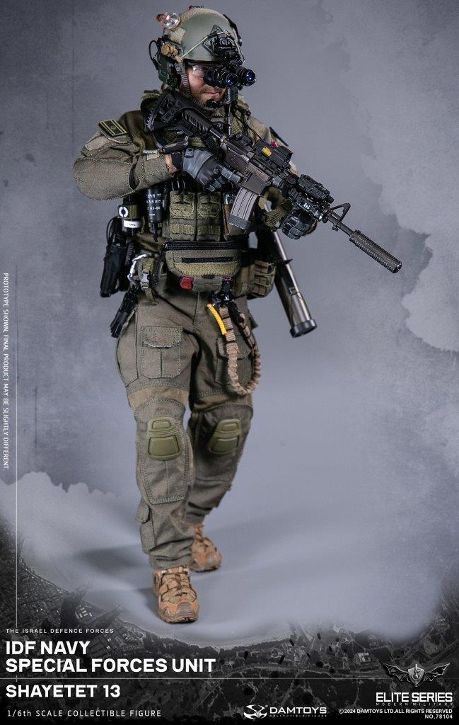 1:6 scale DamToys IDF Navy Special Forces Unit Shayetet 13 12" Figure 78104