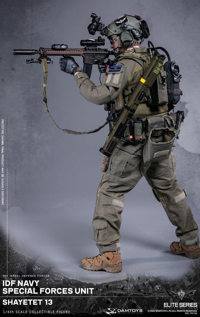 1:6 scale DamToys IDF Navy Special Forces Unit Shayetet 13 12" Figure 78104