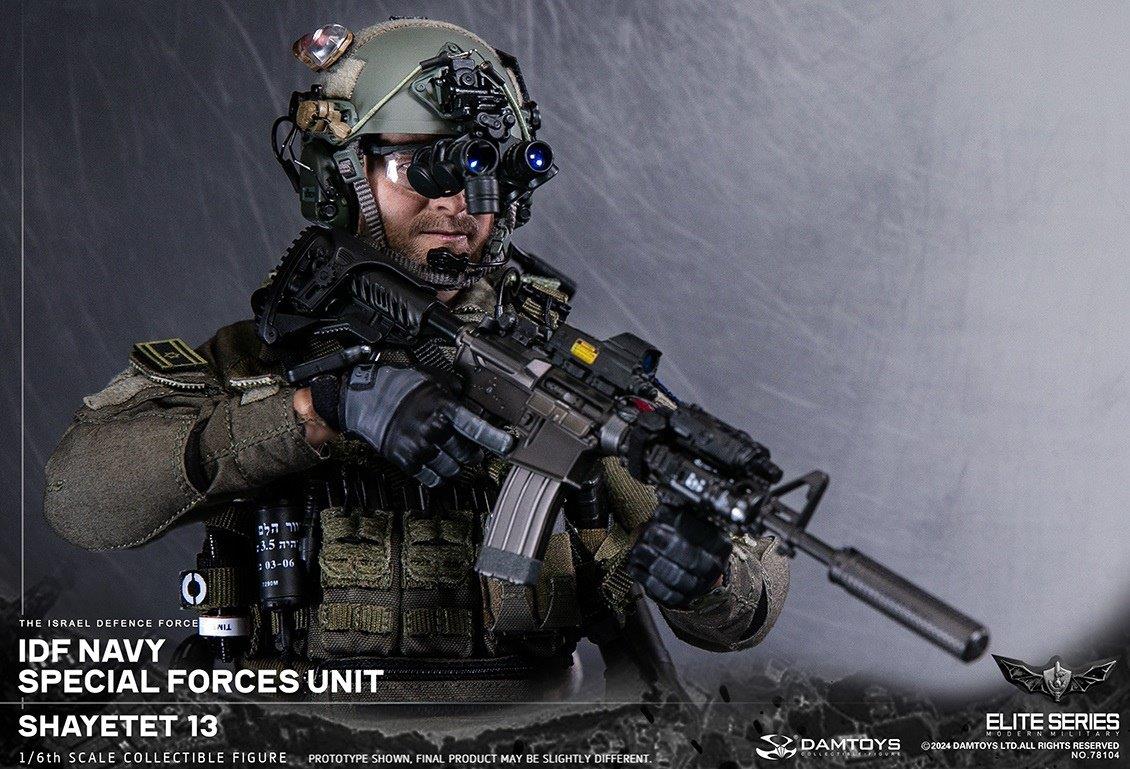 1:6 scale DamToys IDF Navy Special Forces Unit Shayetet 13 12" Figure 78104