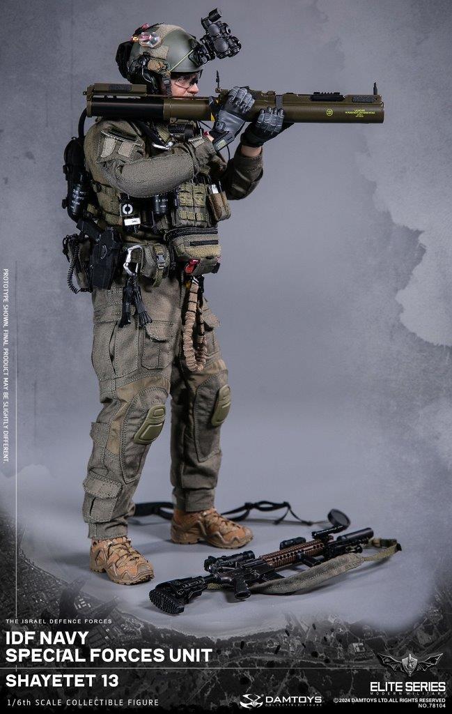 1:6 scale DamToys IDF Navy Special Forces Unit Shayetet 13 12" Figure 78104