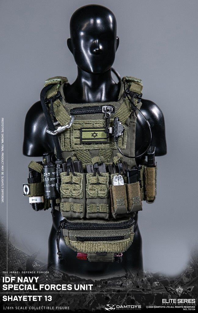 1:6 scale DamToys IDF Navy Special Forces Unit Shayetet 13 12" Figure 78104