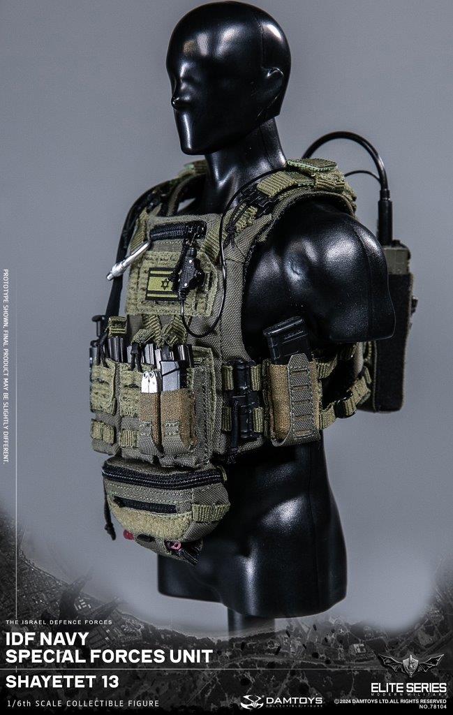 1:6 scale DamToys IDF Navy Special Forces Unit Shayetet 13 12" Figure 78104