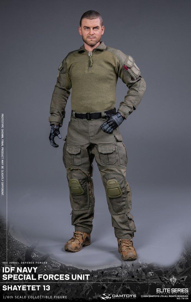 1:6 scale DamToys IDF Navy Special Forces Unit Shayetet 13 12" Figure 78104