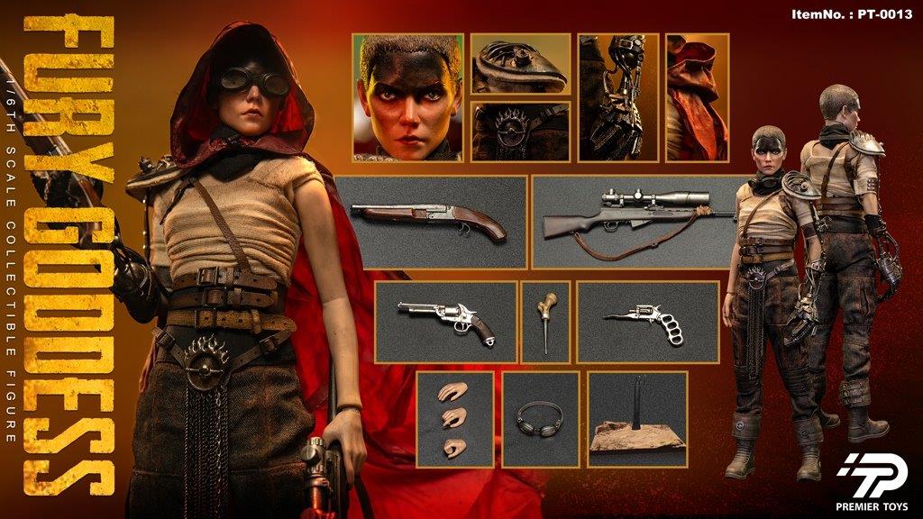 1:6 Premier Toys Fury Goddess 12" Female Action Figure PT-0013