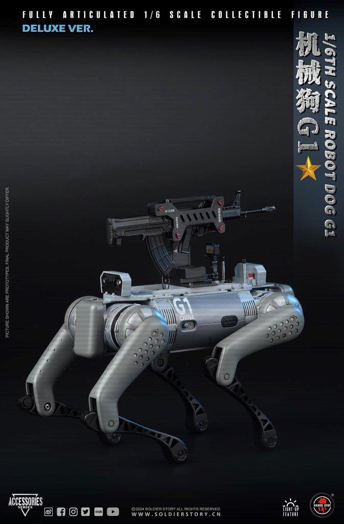 1:6 scale Soldier Story Robot Dog Deluxe Accessory Set for 12" Figures A005