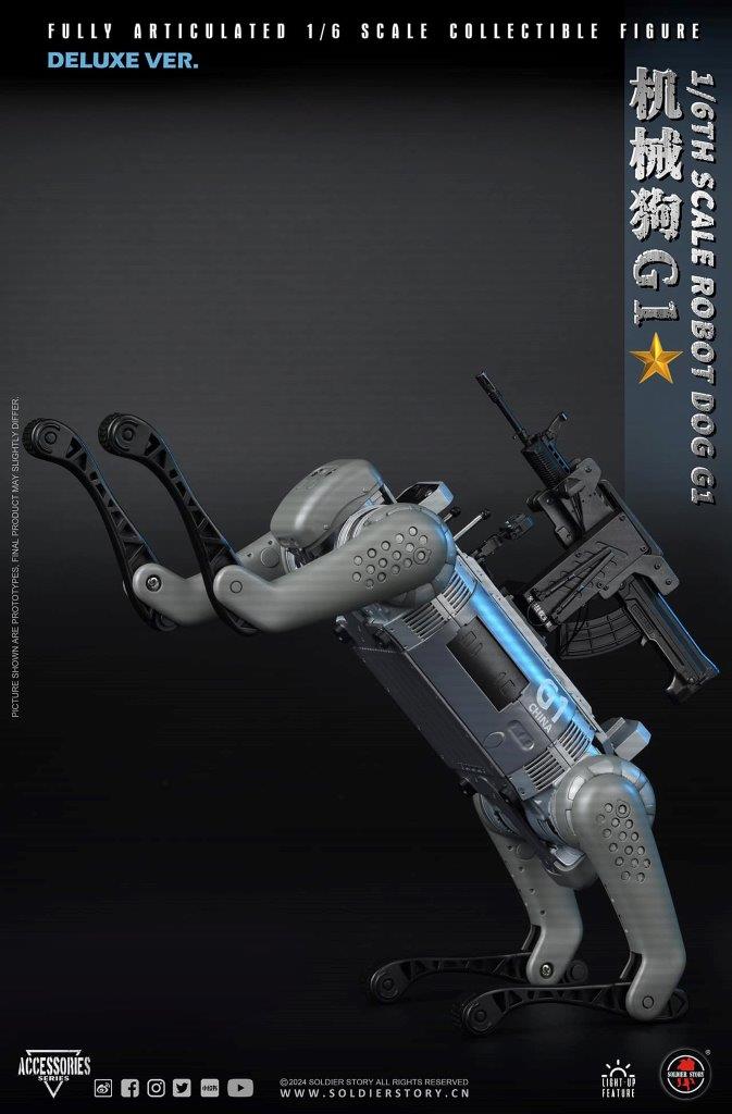 1:6 scale Soldier Story Robot Dog Deluxe Accessory Set for 12" Figures A005