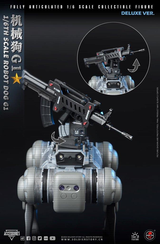 1:6 scale Soldier Story Robot Dog Deluxe Accessory Set for 12" Figures A005