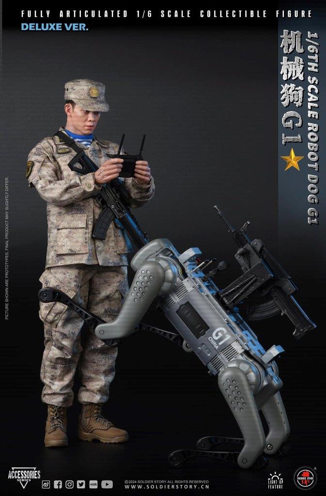 1:6 scale Soldier Story Robot Dog Deluxe Accessory Set for 12" Figures A005