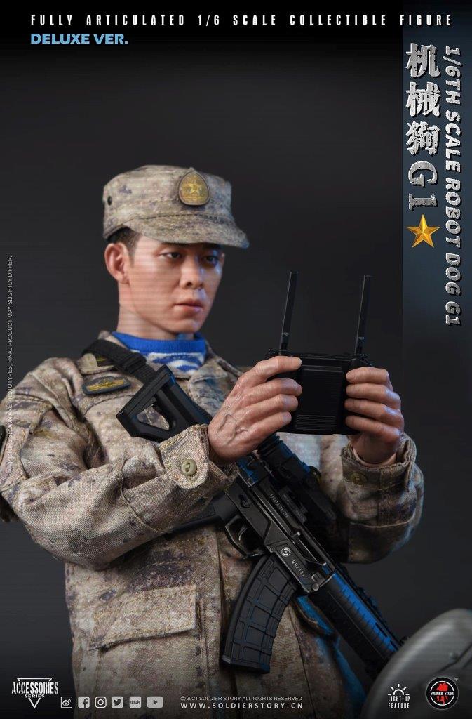 1:6 scale Soldier Story Robot Dog Deluxe Accessory Set for 12" Figures A005