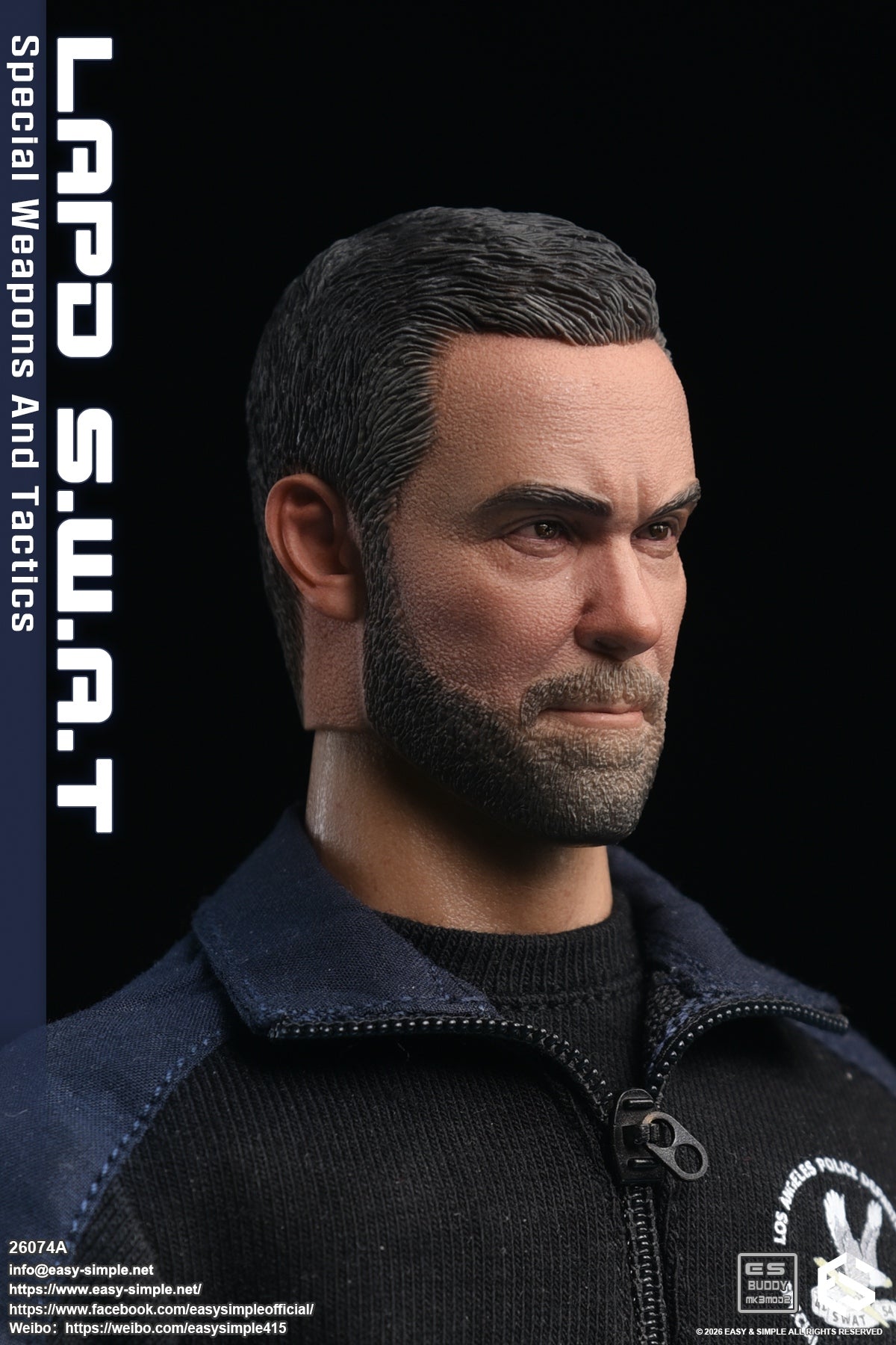 1:6 scale Easy & Simple LAPD S.W.A.T Special Weapons and Tactics 12" Figure 26074A (PREORDER)