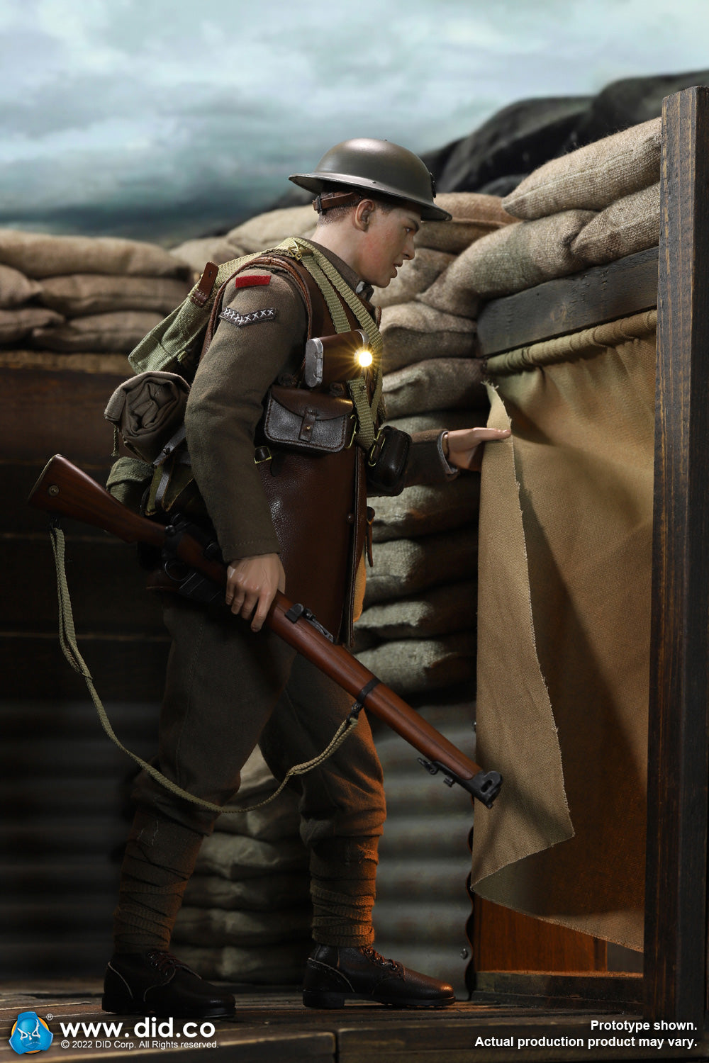 1:6 scale DiD WWI British infantry Lance Corporal Tom 12" Action Figure B11013