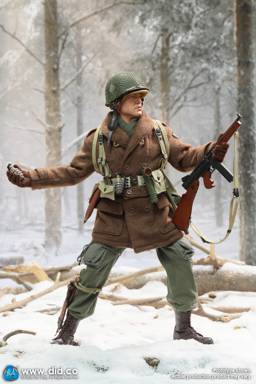 1:6 scale DiD WWII US Army 101st Airborne Division 506th PIR Lt. Buck 12" Figure A80199 (PREORDER)