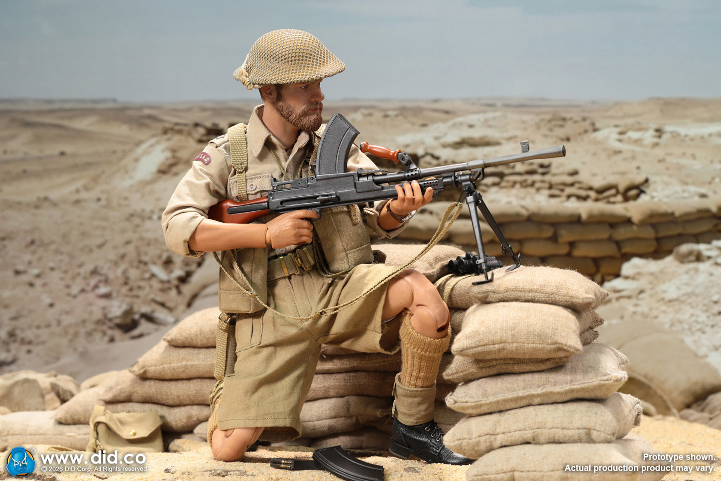 1:6 scale DiD K80197 WWII British SAS Special Forces Colonel Alan 12" Figure  (PREORDER)