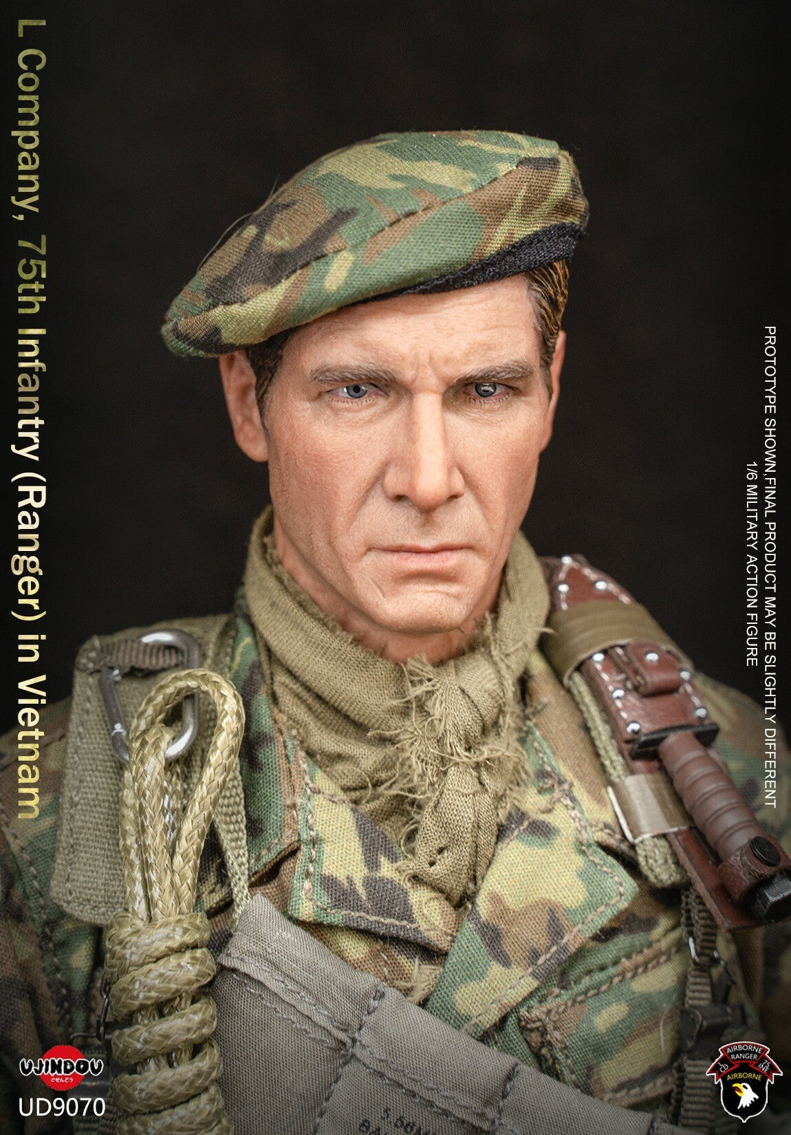 1:6 scale Ujindou UD9070 U.S. ARMY L Company 75th Infantry Ranger in Vietnam 12" Figure (PREORDER)