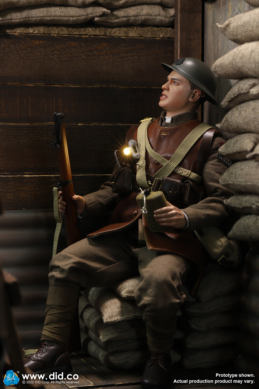 1:6 scale DiD WWI British infantry Lance Corporal Tom 12" Action Figure B11013