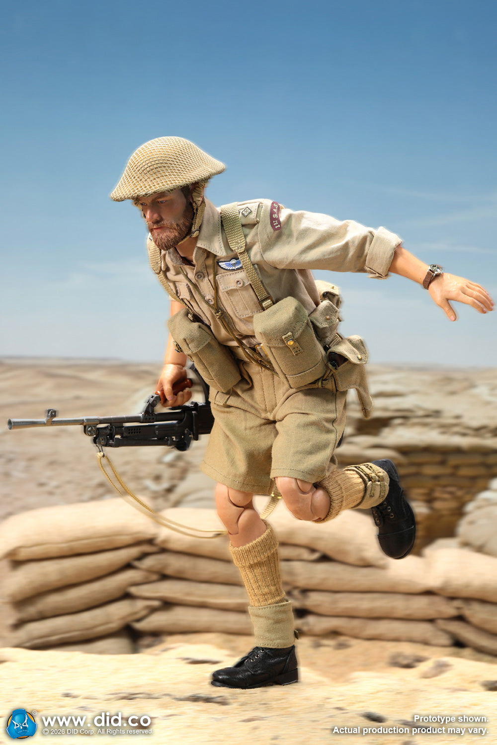 1:6 scale DiD K80197 WWII British SAS Special Forces Colonel Alan 12" Figure  (PREORDER)