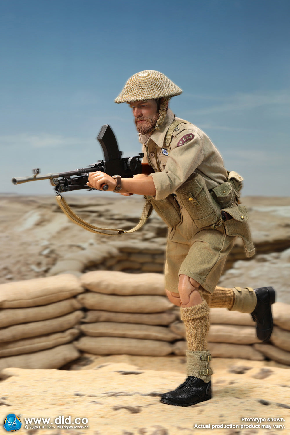 1:6 scale DiD K80197 WWII British SAS Special Forces Colonel Alan 12" Figure  (PREORDER)