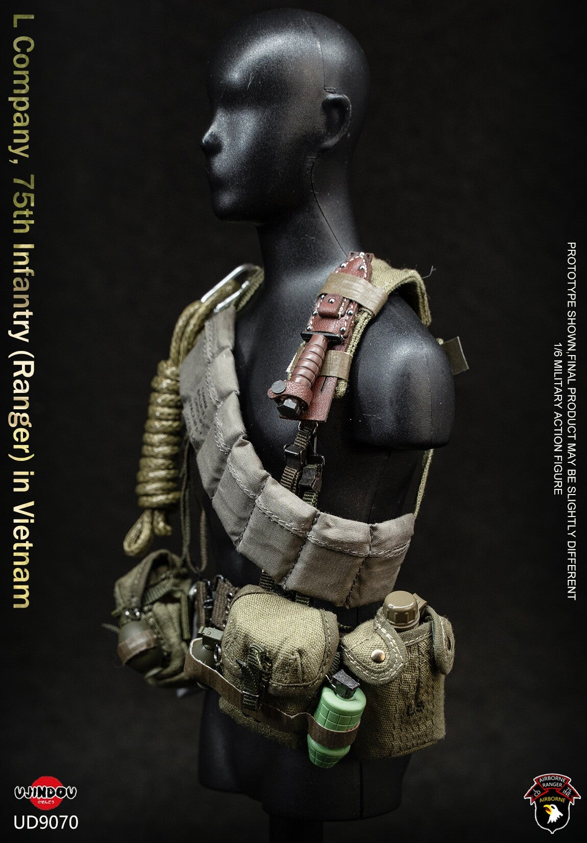 1:6 scale Ujindou UD9070 U.S. ARMY L Company 75th Infantry Ranger in Vietnam 12" Figure (PREORDER)