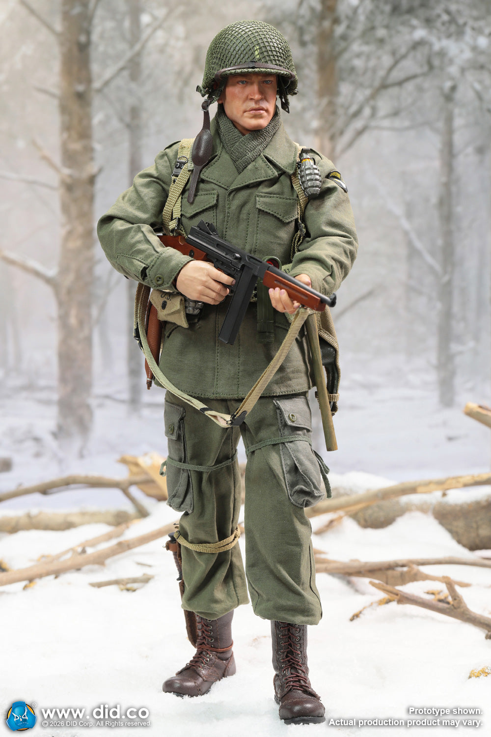 1:6 scale DiD WWII US Army 101st Airborne Division 506th PIR Lt. Buck 12" Figure A80199 (PREORDER)