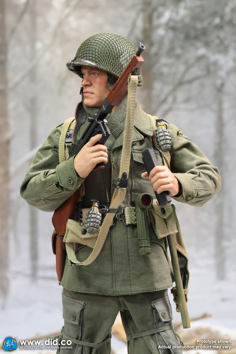 1:6 scale DiD WWII US Army 101st Airborne Division 506th PIR Lt. Buck 12" Figure A80199 (PREORDER)