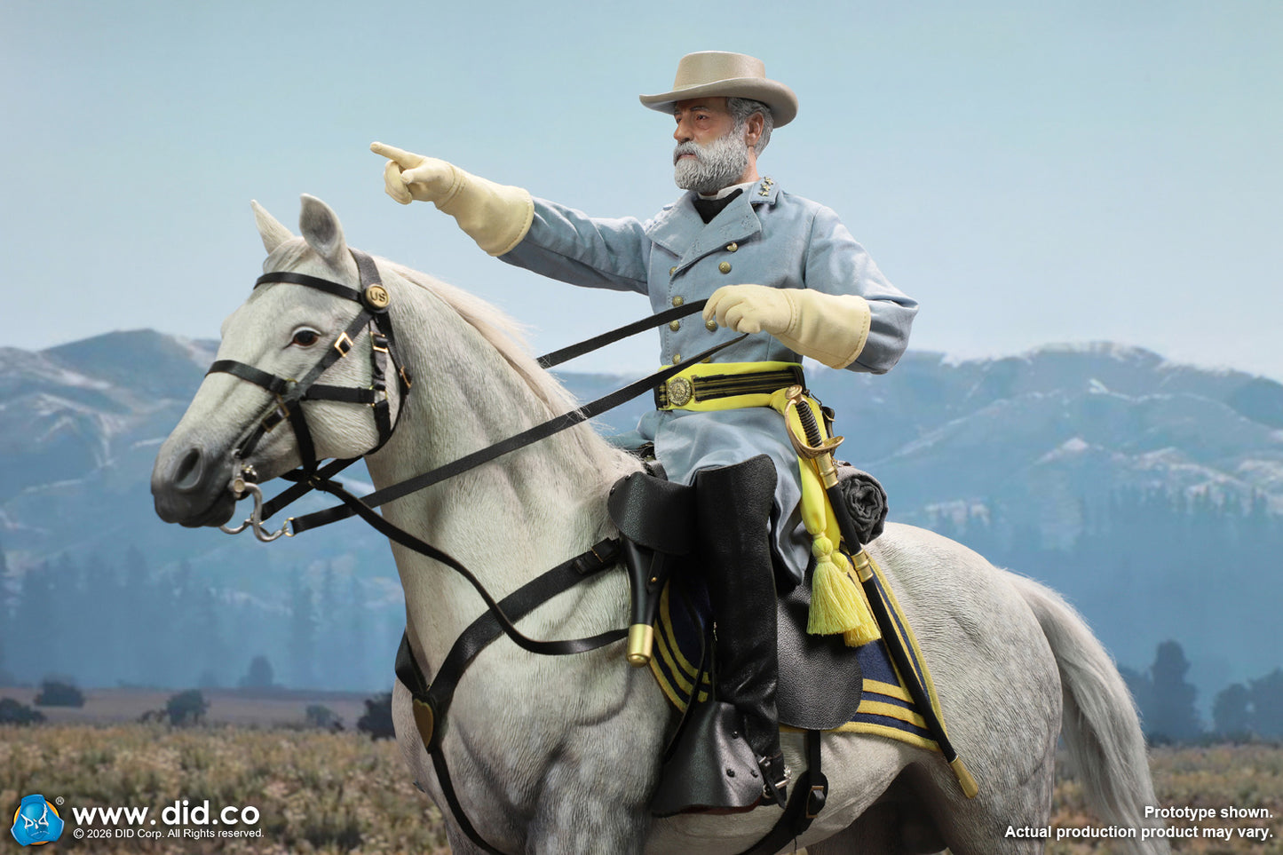1:6 scale DID NS80198 US Civil War Confederate Army General Robert Edward Lee 12" Figure  (PREORDER)